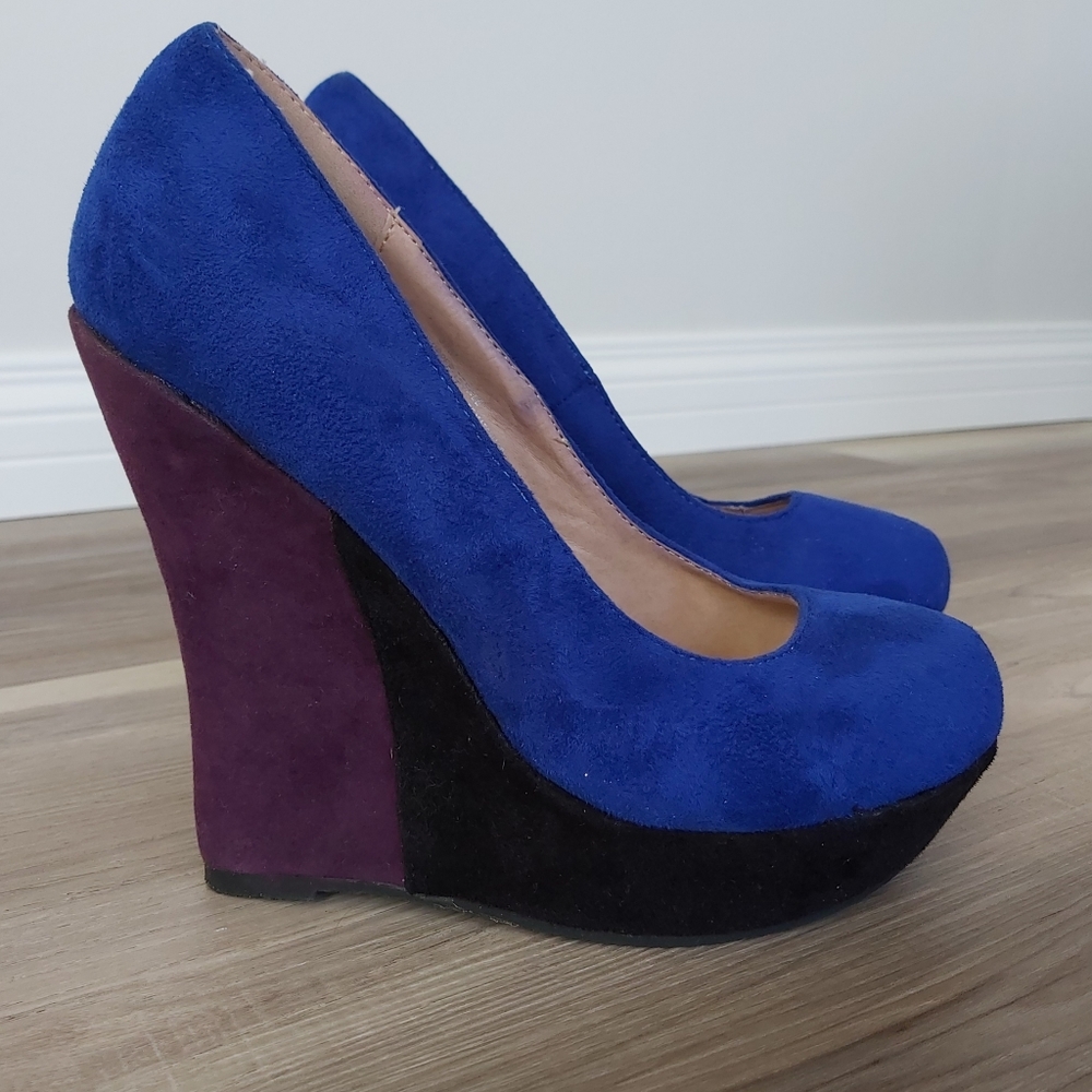 Misha Colour Block Wedges
